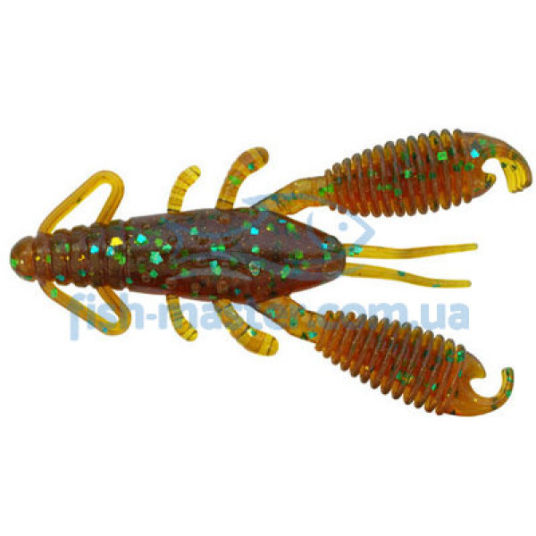 Силикон Reins RING CRAW MINI 2.5" 565 Motor oil green flake 10 шт