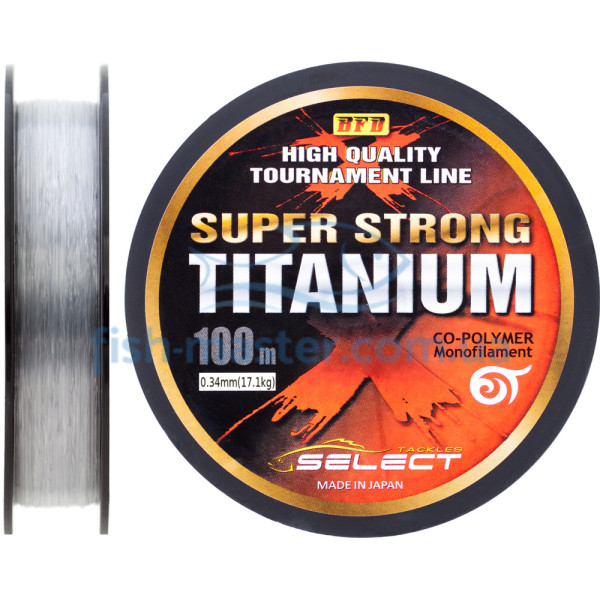 Леска Select Titanium 0.34 steel, 17.1 kg 100m