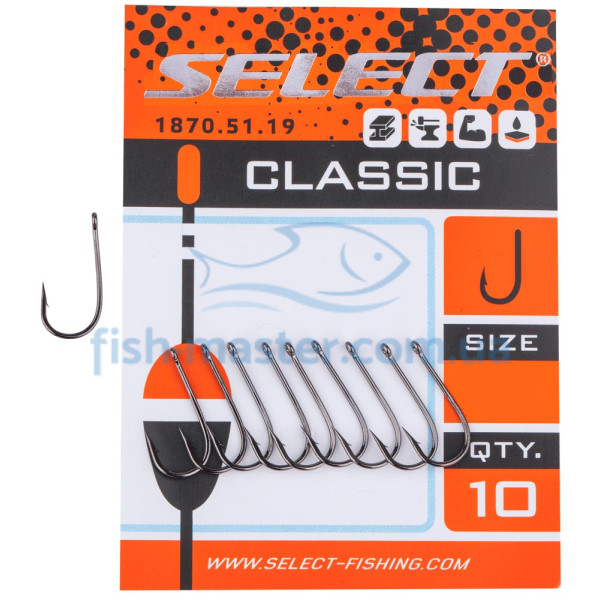 Крючок Select Classic 10,10 шт/уп