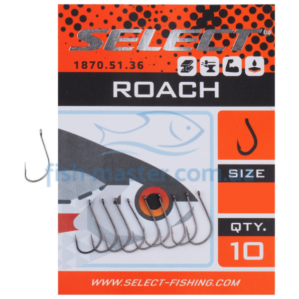 Крючок Select Roach 8,10 шт/уп