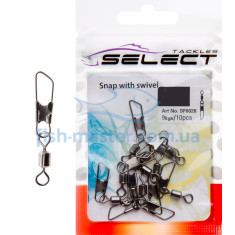 Вертлюжок с застежкой Select SF0028 size 10, 10 шт.