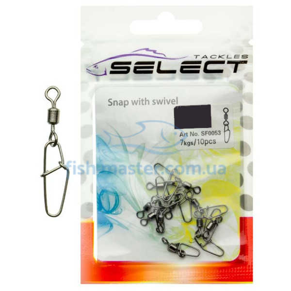 Вертлюжок с застежкой Select SF0053 size 14, 10 шт.
