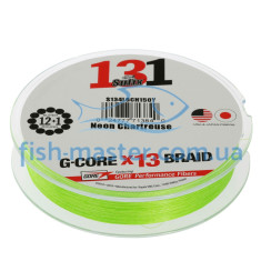 Cord Sufix 131 BRAID X13 150m 0.20mm 12.7kg / 28lb neon chartreuse
