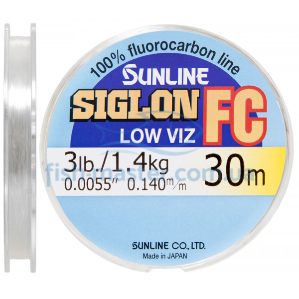 Флюорокарбон Sunline SIG-FC 30м 0.140мм 3lb/1.4кг поводковый