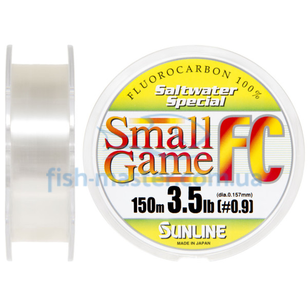 Флюорокарбон Sunline SWS Small Game FC 150м 0.153мм 3.5LB/1.57кг матч/тонущ.