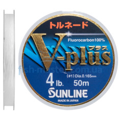 Fluorocarbon Sunline V-Plus 50m # 1.0 / 0.165mm 4lb / 2kg