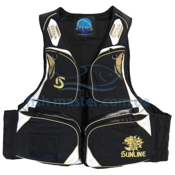 Жилет страховочный Sunline STL-210 BKXWH F white L
