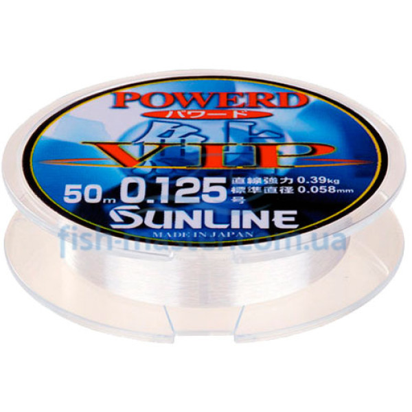 Леска Sunline POWERD AYU VIP 50м #0.08/0.047мм 0.22кг