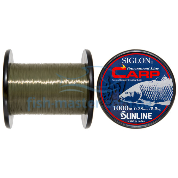 Леска Sunline SIGLON CARP 1000м (зеленый) 0.28мм 5.5кг