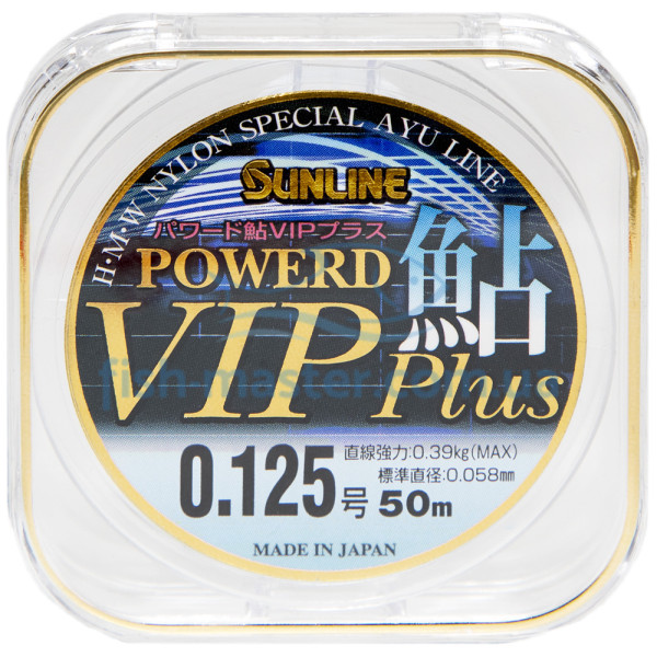 Леска Sunline Powerd Ayu Vip Plus 50м #0.125/0.058мм 0.39кг