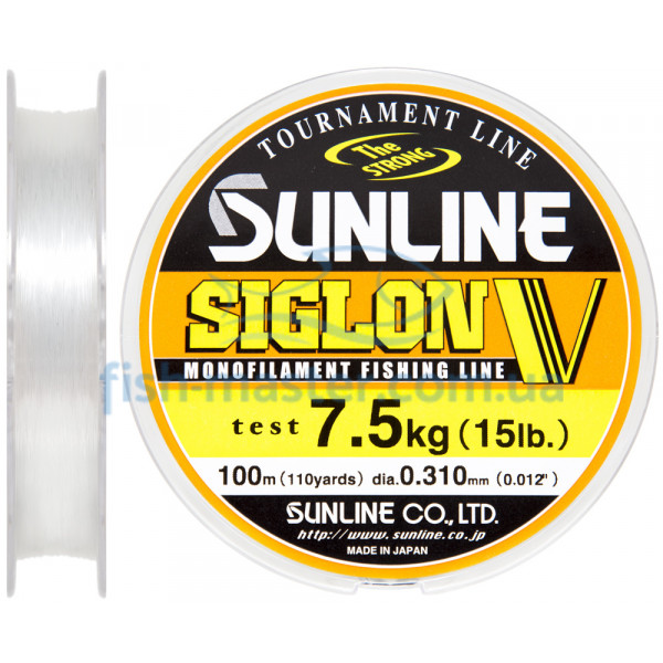 Волосінь Sunline Siglon V 100m #3.5/0.31mm 7.5kg