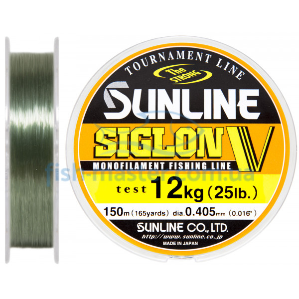 Волосінь Sunline Siglon V 150m #6.0/0.405mm 12.0kg