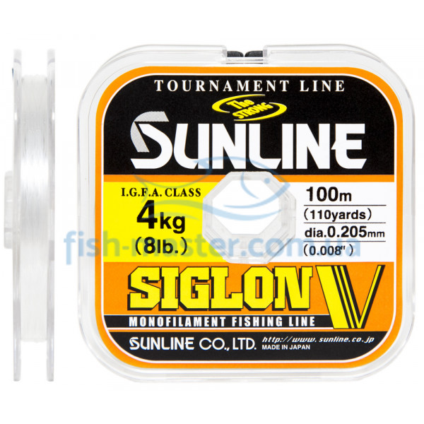 Волосінь Sunline Siglon V 100m #1.5/0.205mm 4.0kg