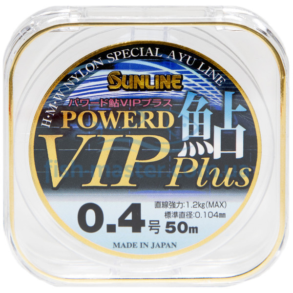 Леска Sunline Powerd Ayu Vip Plus 50м #0.4/0.104мм 1.2кг