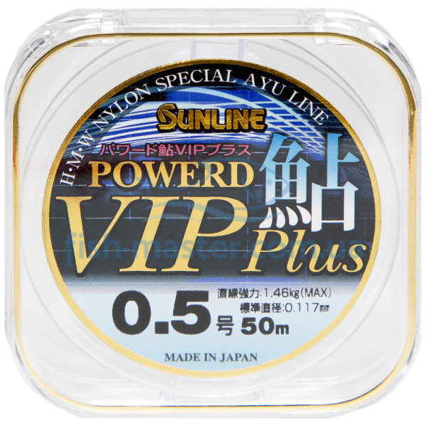 Леска Sunline Powerd Ayu Vip Plus 50м #0.5/0.117мм 1.46кг