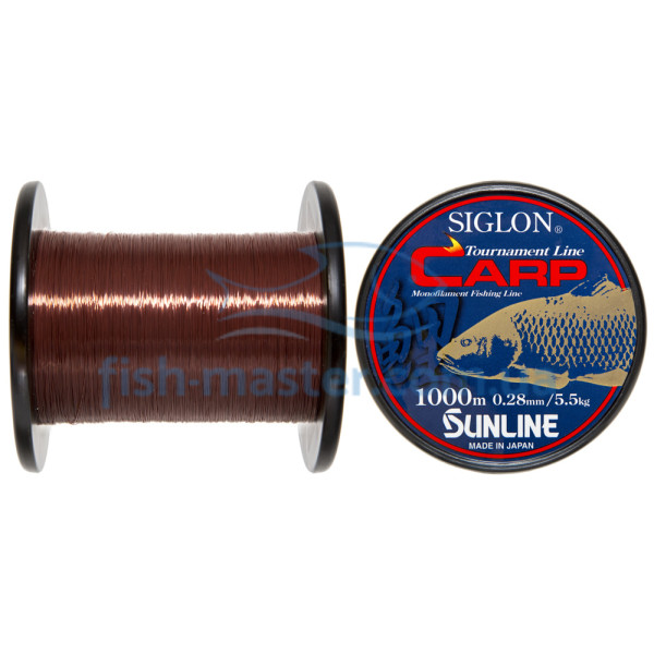Леска Sunline SIGLON CARP 1000м (коричн.) 0.28мм 5.5кг