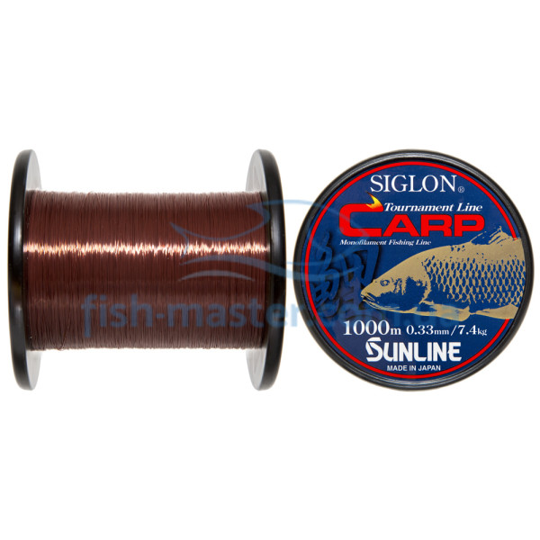 Леска Sunline SIGLON CARP 1000м (коричн.) 0.33мм 7.4кг