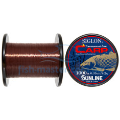 Леска Sunline SIGLON CARP 1000м (коричн.) 0.35мм 8.2кг