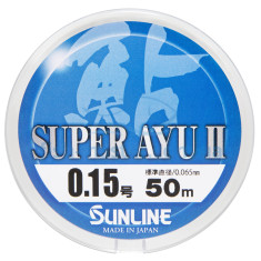 Леска Sunline Super Ayu II 50м HG #0.15 0.064мм 0.38кг