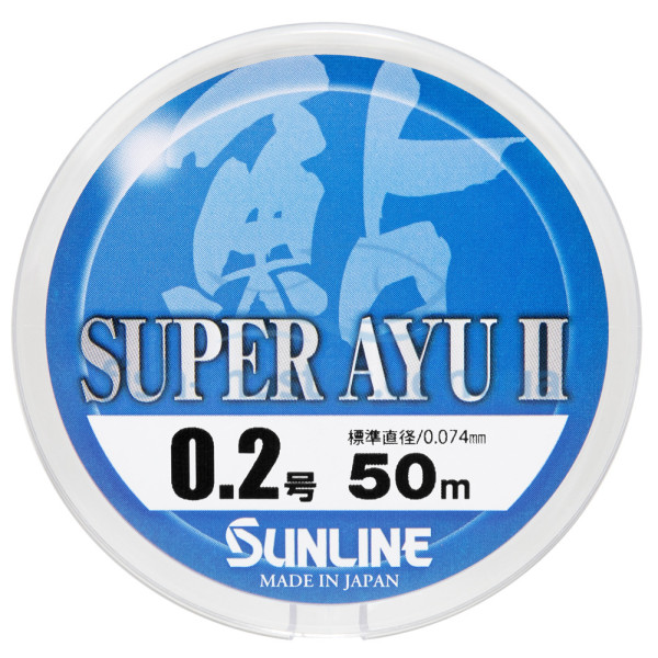 Леска Sunline Super Ayu II 50м HG #0.2 0.074мм 0.5кг