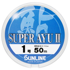 Line Sunline Super Ayu II 50m HG # 1 0.165mm 1.9kg Line Sunline Super Ayu II 50m HG # 1 0.165mm 1.9kg