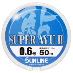 Line Sunline Super Ayu II 50m HG # 0.6 0.128mm 1.4kg Line Sunline Super Ayu II 50m HG # 0.6 0.128mm 1.4kg