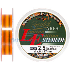Line Sunline Troutist Area LE Stealth 100m # 0.5 / 0.117mm 1.25kg Line Sunline Troutist Area LE Stealth 100m # 0.5 / 0.117mm 1.25kg