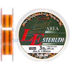 Line Sunline Troutist Area LE Stealth 100m # 0.6 / 0.128mm 1.5kg Line Sunline Troutist Area LE Stealth 100m # 0.6 / 0.128mm 1.5kg