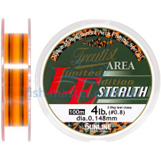 Line Sunline Troutist Area LE Stealth 100m # 0.8 / 0.148mm 2kg Line Sunline Troutist Area LE Stealth 100m # 0.8 / 0.148mm 2kg
