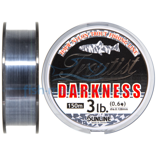 Леска Sunline Troutist Darkness HG 150м #0.6/0.128мм 1.5кг