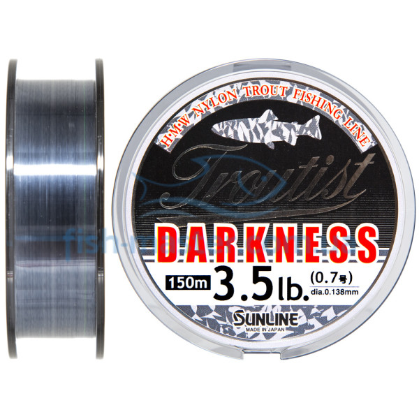 Леска Sunline Troutist Darkness HG 150м #0.7/0.138мм 1.75кг