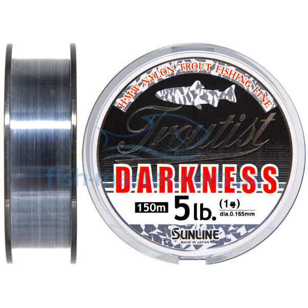 Леска Sunline Troutist Darkness HG 150м #1.0/0.165мм 2.5кг