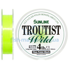 Line Sunline Troutist Wild 150m # 1.0 / 0.165mm 2kg Line Sunline Troutist Wild 150m # 1.0 / 0.165mm 2kg