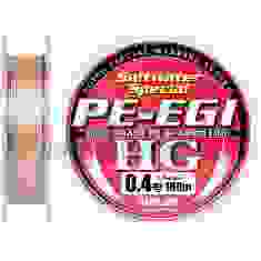 Cord Sunline PE EGI HG 180m # 0.4 / 0.104mm 3.3kg / 8LB