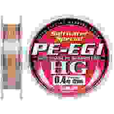 Cord Sunline PE EGI HG 120m # 0.4 / 0.104mm 3.3kg / 8LB