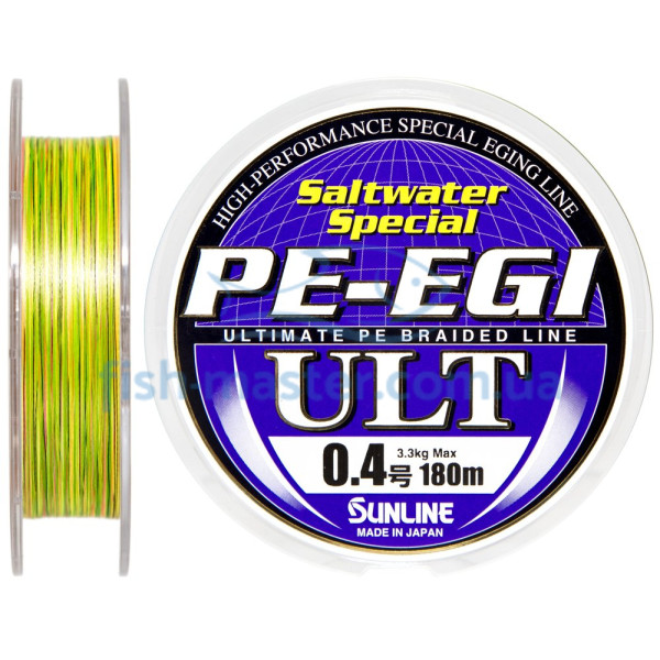 Шнур Sunline PE-EGI ULT 180m #0.4/0.104мм 3.3кг