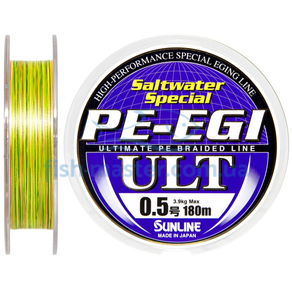 Шнур Sunline PE-EGI ULT 180m #0.5/0.117мм 3.9кг