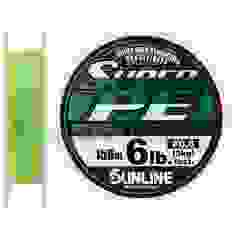 Cord Sunline New Super PE 150m (salad) # 0.6 / 0.128mm 6LB / 3kg