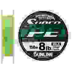 Cord Sunline New Super PE 150m (salad) # 0.8 / 0.148mm 8LB / 4kg