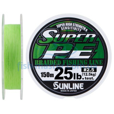Cord Sunline New Super PE 150m (salad) # 2.5 / 0.260mm 25LB / 12.5kg Cord Sunline New Super PE 150m (salad) # 2.5 / 0.260mm 25LB / 12.5kg