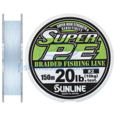 Шнур Sunline New Super PE 150м (голуб.) #2.0/0.235мм 20LB/10кг Шнур Sunline New Super PE 150м (голуб.) #2.0/0.235мм 20LB/10кг