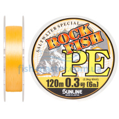 Cord Sunline ROCK FISH PE 120m # 0.3 / 0.09mm 6LB / 2.9kg Cord Sunline ROCK FISH PE 120m # 0.3 / 0.09mm 6LB / 2.9kg