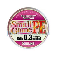 Cord Sunline SWS Small Game PE 150m # 0.3 / 0.09mm 6LB 2.9kg