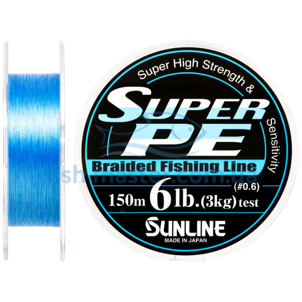 Шнур Sunline Super PE BlueBird special 150м (голуб.) 0.128мм 6LB/3кг