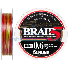 Cord Sunline Super Braid 5 150m # 0.6 / 0.128mm 8lb / 4kg Cord Sunline Super Braid 5 150m # 0.6 / 0.128mm 8lb / 4kg