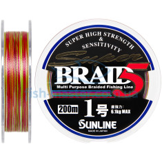 Cord Sunline Super Braid 5 200m # 1.0 / 0.165mm 13lb / 6.1kg Cord Sunline Super Braid 5 200m # 1.0 / 0.165mm 13lb / 6.1kg