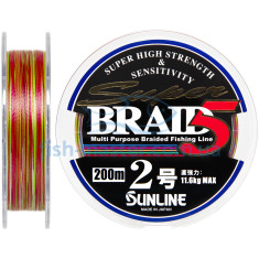 Cord Sunline Super Braid 5 200m # 2.0 / 0.225mm 23lb / 11.6kg Cord Sunline Super Braid 5 200m # 2.0 / 0.225mm 23lb / 11.6kg
