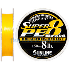 Cord Sunline Super PE 8 Braid 150m 0.148mm 8Lb / 4kg Cord Sunline Super PE 8 Braid 150m 0.148mm 8Lb / 4kg