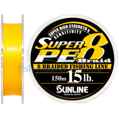Cord Sunline Super PE 8 Braid 150m 0.205mm 15Lb / 7.5kg Cord Sunline Super PE 8 Braid 150m 0.205mm 15Lb / 7.5kg