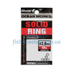 Заводные кольца VARIVAS 16OW Solid Ring, 3,0mm 48LB